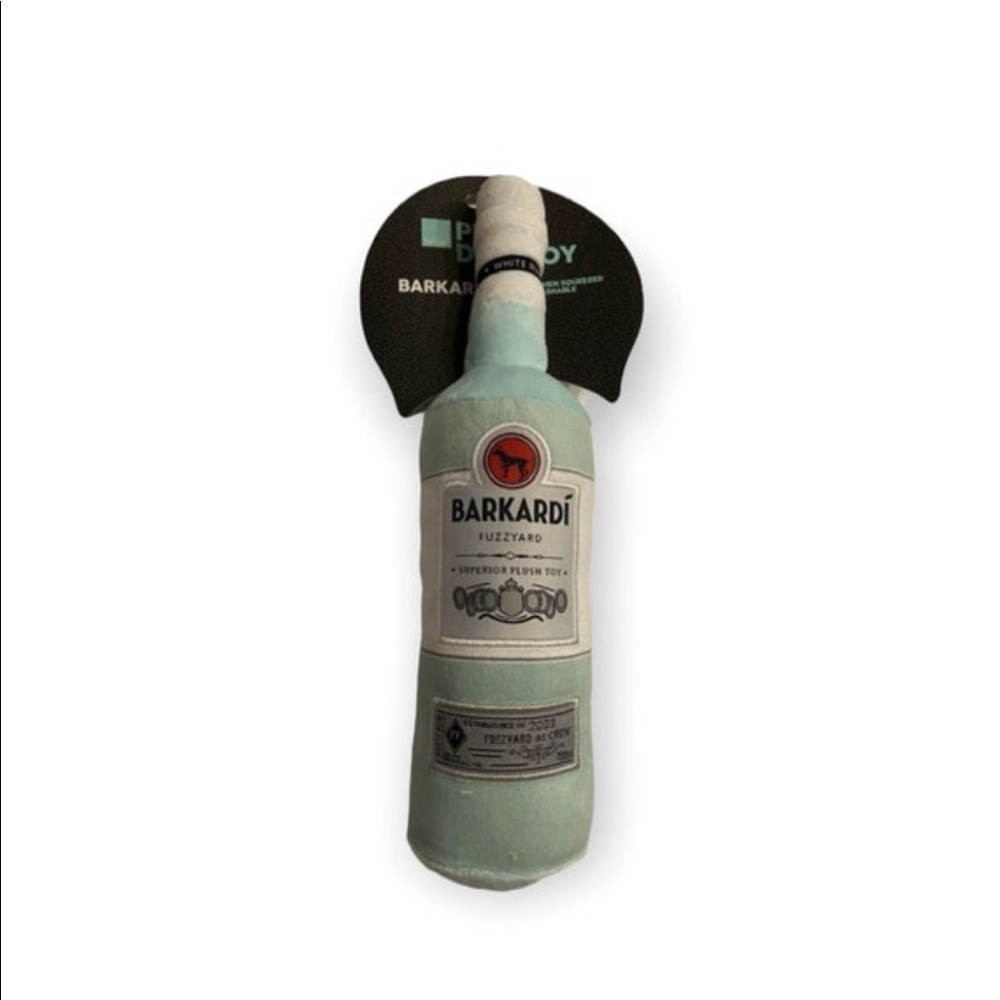 Fuzz Yard Plush Dog Toy 'Barkardi' Squeak-able Dog Toy